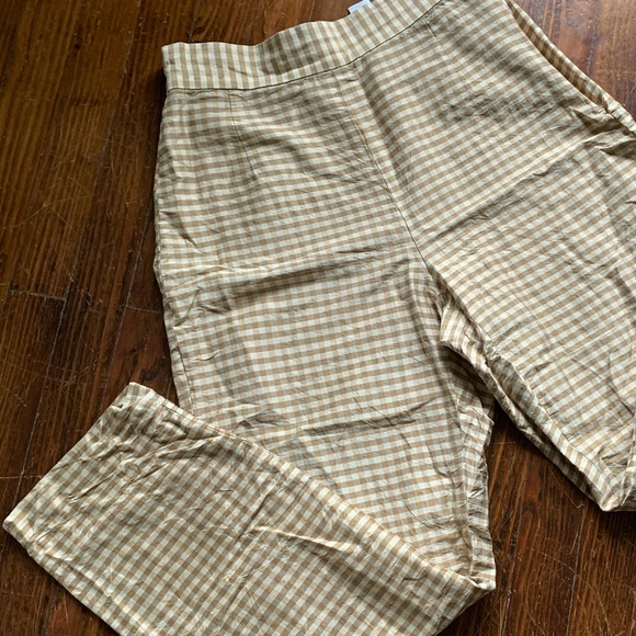 Liz Claiborne Pants - Vintage 100% silk trousers! Gingham